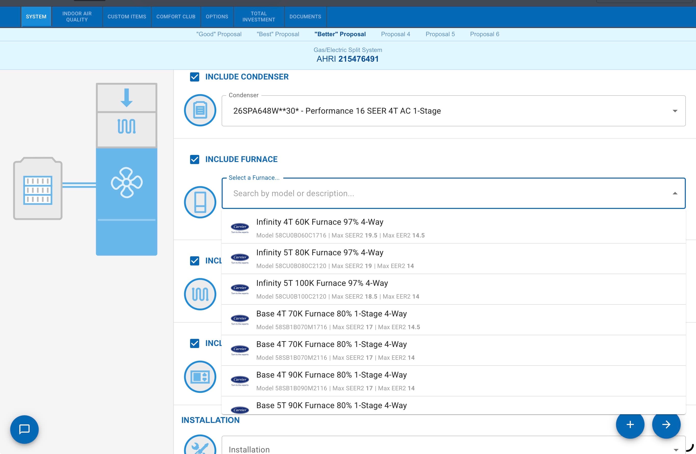 Bosch proposal builder