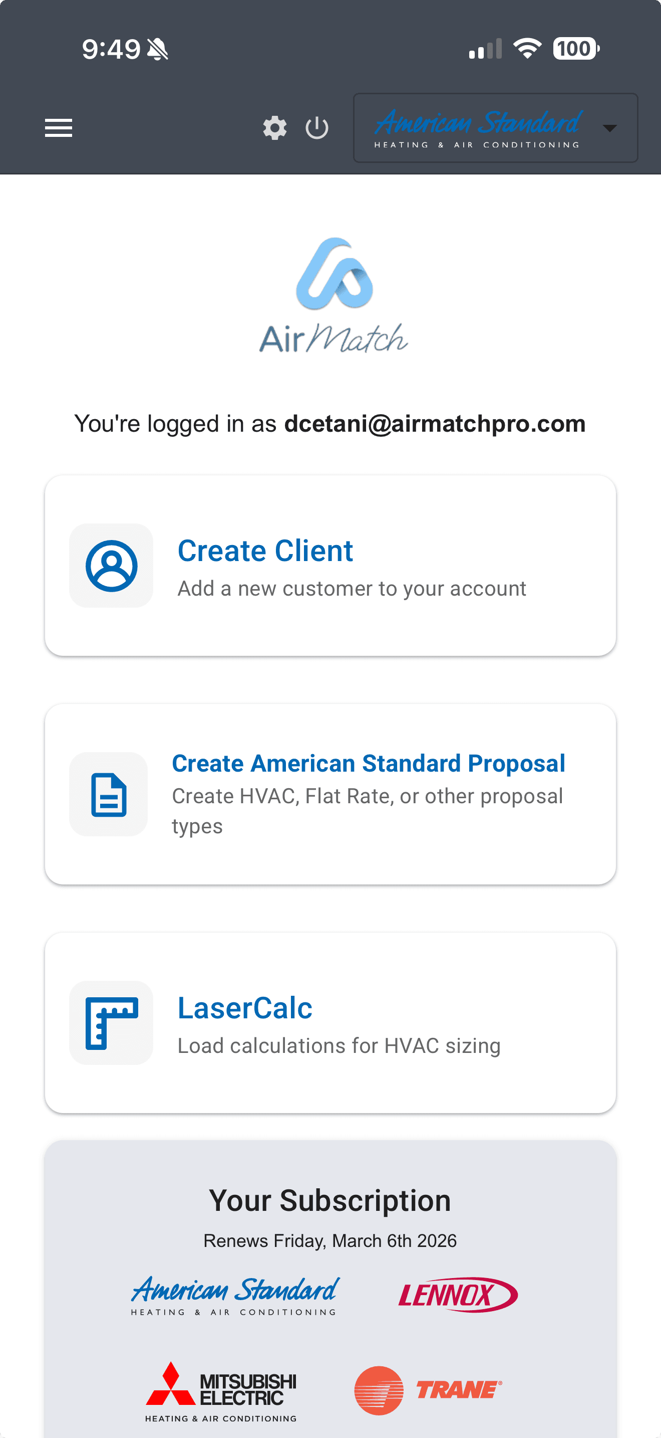 Mobile AirMatch proposal